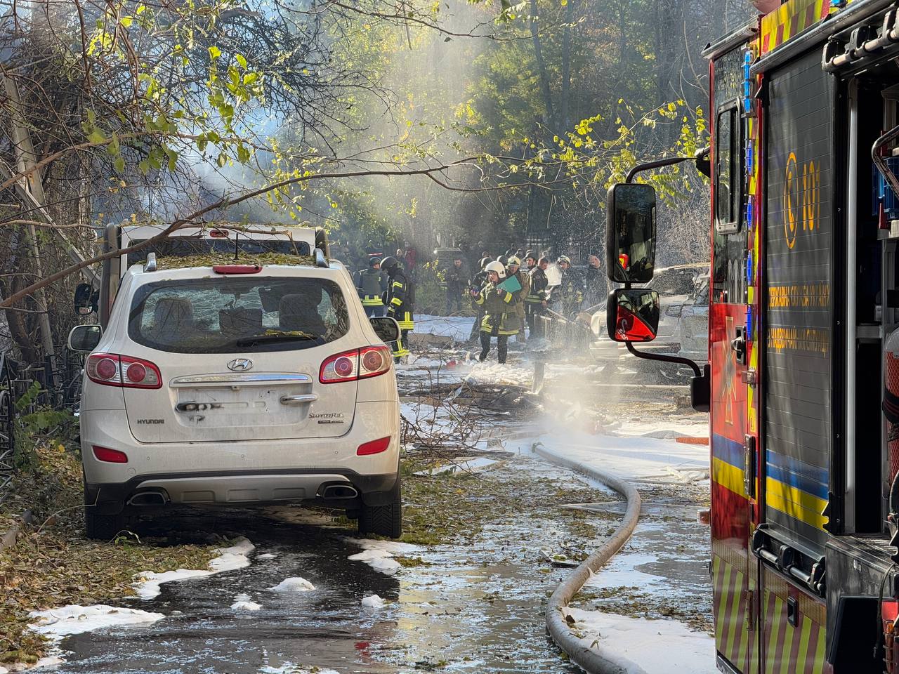 Aftermath of the Russian attack on civilians in Odesa, 18 November.