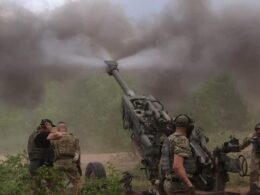 weapons shipments ukraine paused briefly before weekend restart us-made m777 howitzer frontline 289229830_330158175973434_1666225787517404794_n general staff experienced brief pause recent days resuming over trump administration debates its policy towards kyiv four