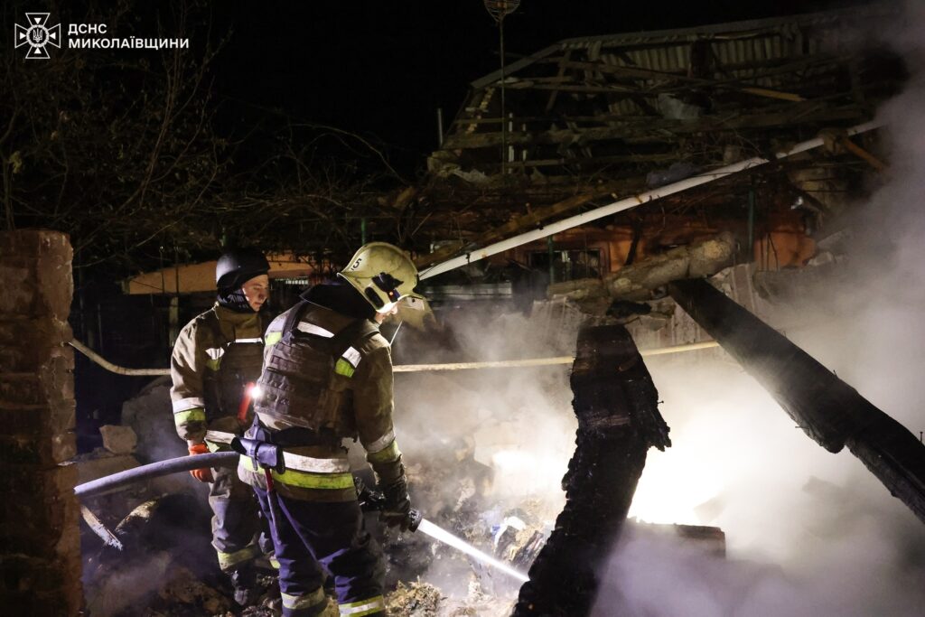 Russian drone attack kills five in Mykolaiv, damages residential areas