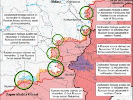 isw russians advance near kurakhove toretsk map donetsk battle draft november 12 2024