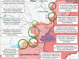 isw russian advances recorded near kupiansk svatove pokrovsk kurakhove vuhledar map donetsk battle draft november 6 2024