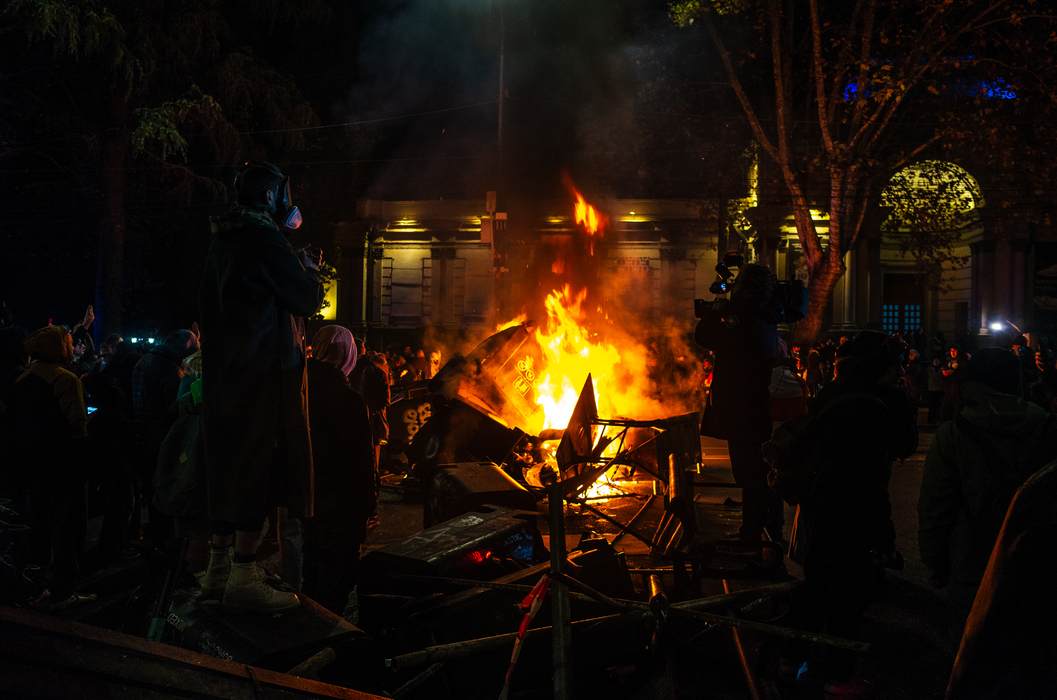 Tbilisi protests EU Georgia anti-Russia