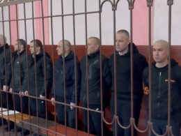 Russian-installed court in DPR sentences 8 Ukrainian defenders of Mariupol for over 15 years.