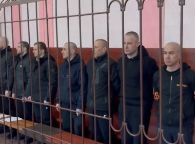 Russian-installed court in DPR sentences 8 Ukrainian defenders of Mariupol for over 15 years.