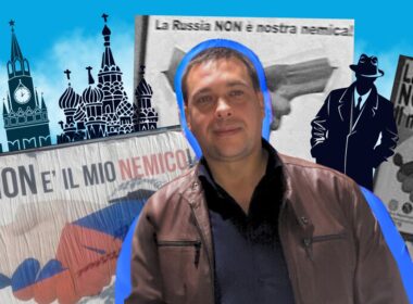 FSB in Italy billboards Russian influence Kremlin