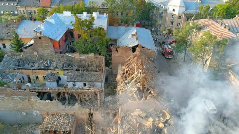 LVIV UNESCO site Russian strike