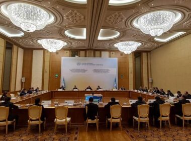 Turkmenistan meeting energy infrastructure terrorism Russia UN