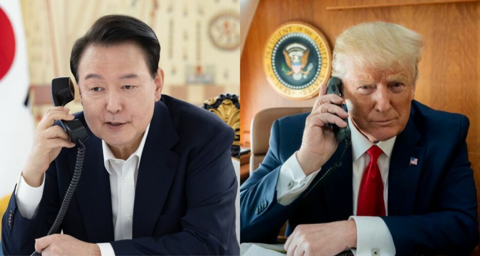 North Korean troops in Russia, Pyongyang denuclearization among topics of Yoon-Trump phone call