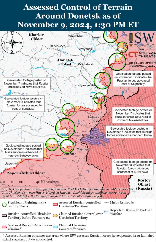 ISW: Significant Russian gains come with unsustainable costs, irreparable losses