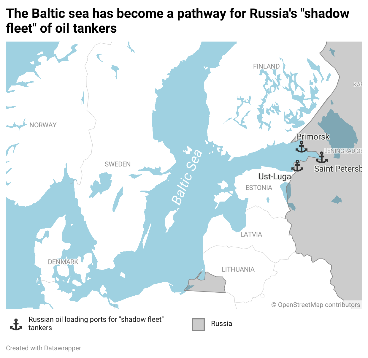 Baltic Sea map