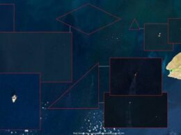 satellite imagery reveals ongoing fires russian-occupied offshore gas platforms black sea drilling odesa shelf field photos sentinel-2 investigatororgua rigs 60de6fd3a12961ec