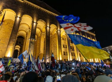 Georgia's controversial 26 October parlimentary elections where Georgian Dream has claimed a win Salome Zurabishvili. (Théo Prouvost)