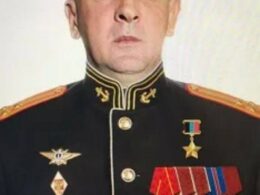 Headshot of Major General Pavel Klimenko, commander of the 5th Separate Motor Rifle Brigade “Oplot.” Credit: Morskaya Pekhota Russia on VK