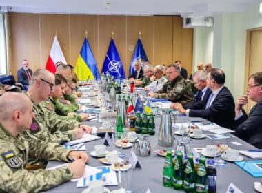 ukraine-nato meeting poland 16 november 2024 ukraine's defense ministry jatec nato ukraine brigadier general anatolii klochko participated discuss deployment polish city bydgoszcz