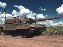 Ukrainian Army's German-made Leopard 2 main battle tank. Photo: X/General Staff of the Armed Forces of Ukraine