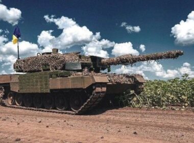 Ukrainian Army's German-made Leopard 2 main battle tank. Photo: X/General Staff of the Armed Forces of Ukraine