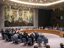 The United Nations Security Council meeting. Illustrative image.