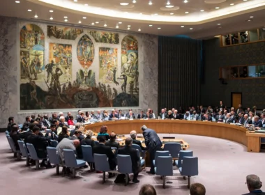 The United Nations Security Council meeting. Illustrative image.