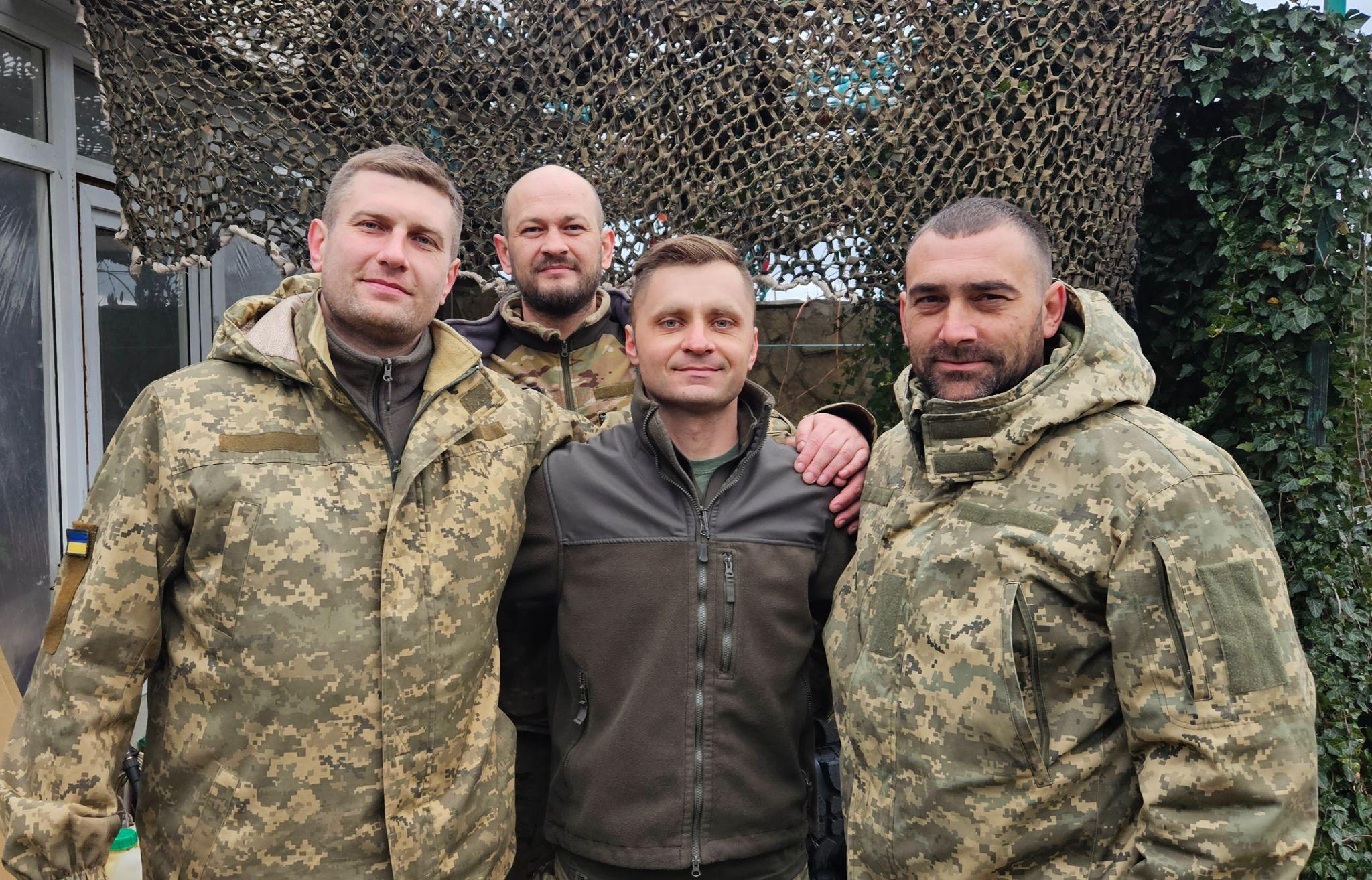 Pavenko served as a volunteer chaplain in the Kupiansk direction of the front in 2024. Photo courtesy of Mikhail Pavenko. Ukrainian Americans US 2024 elections Harris Trump