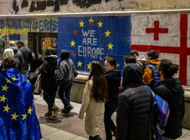 Protests Georgia against Georgian Dream anti-Russian