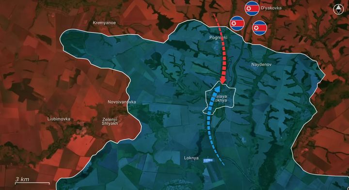 Russian headfirst assault on Malaya Loknya to continue with North Korean soldiers