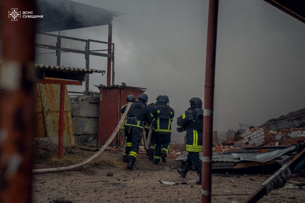 Russian attack on service station in Sumy kills two people