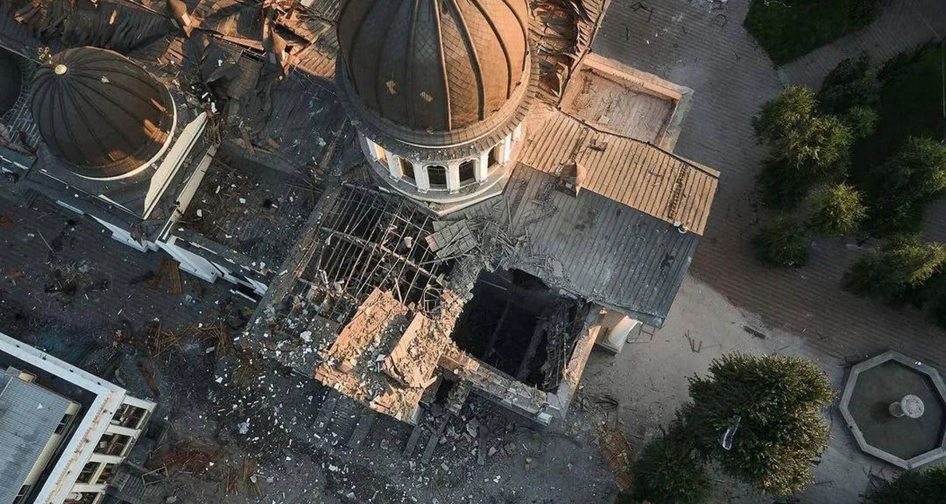 UNESCO site Odesa Transfiguration cathedral