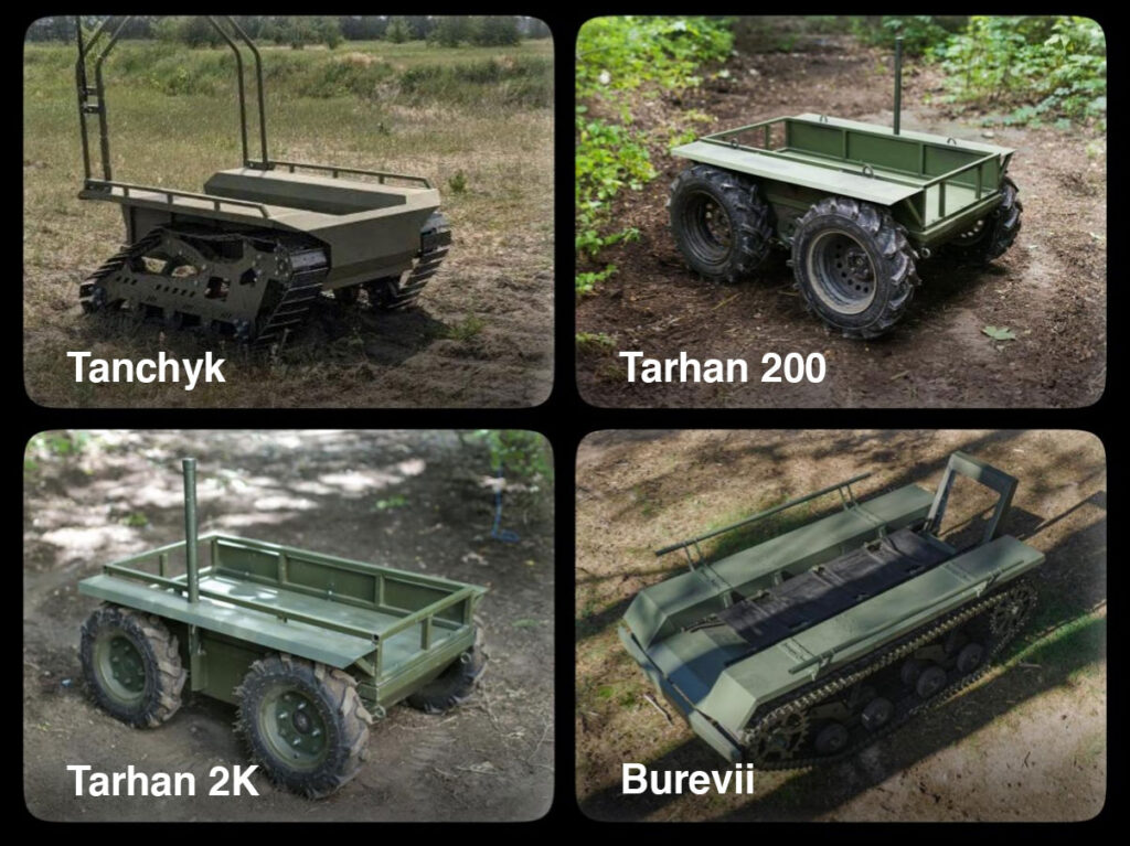 Four new ground drones cleared for Ukrainian army deployment to enhance logistics