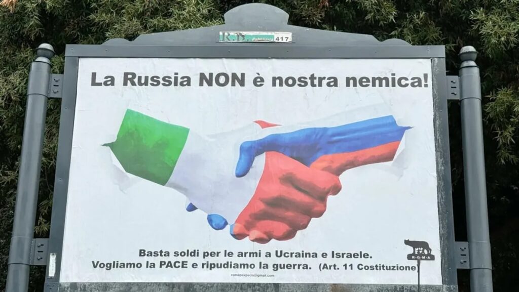 Italy Russian influence networks propaganda