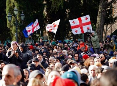 Georgia protests Tbilisi Zourabichvili president