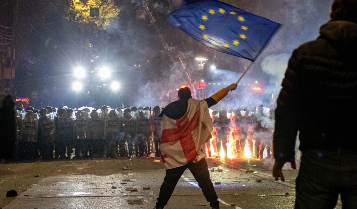 Georgia protests Tbilisi against Russian influence