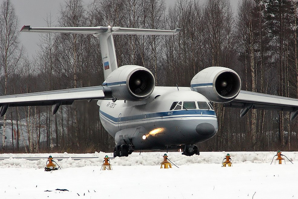 Russian-An-72 plane