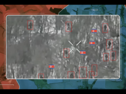 A screenshot from the Reporting from Ukraine video, 25 September