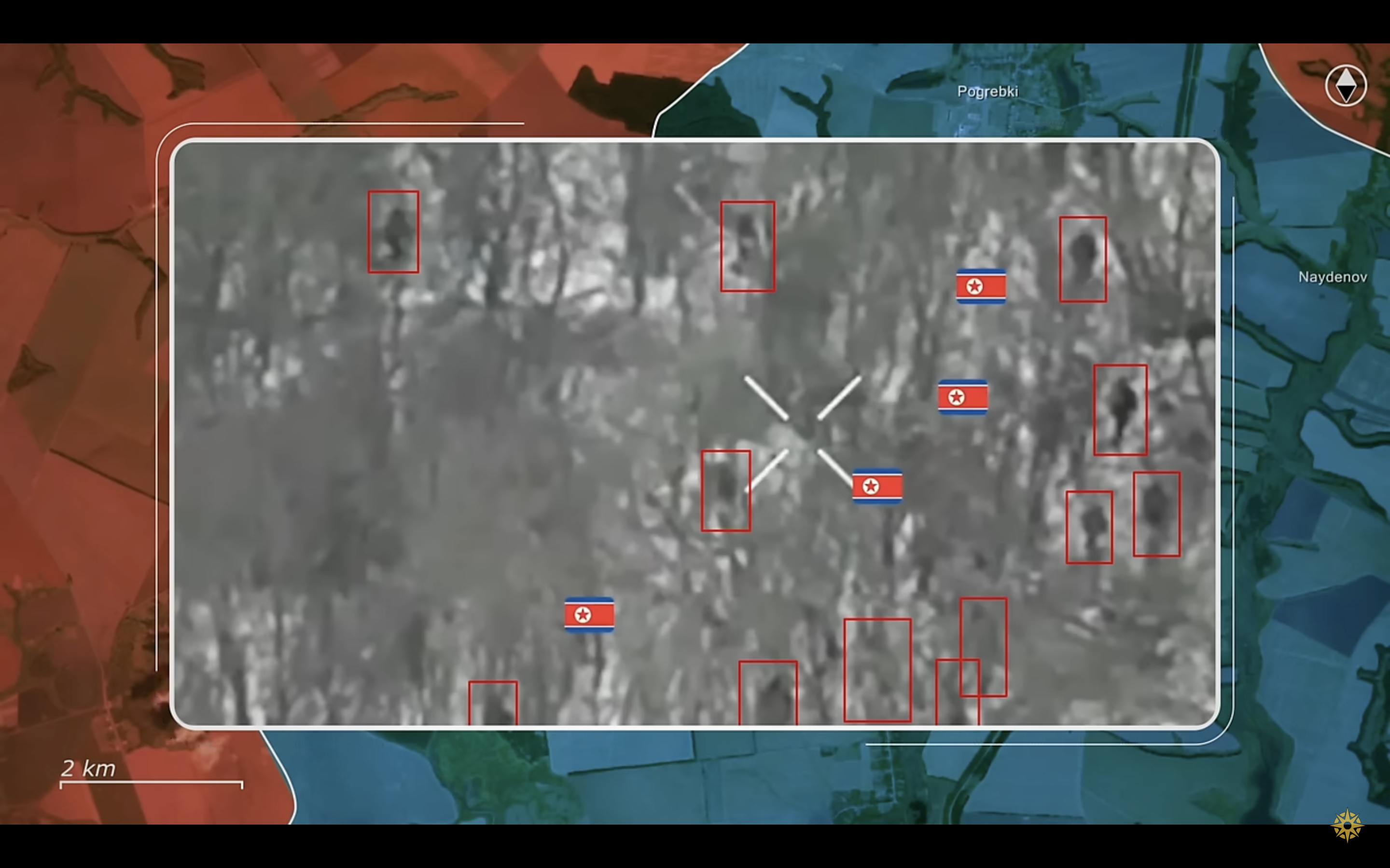 A screenshot from the Reporting from Ukraine video, 25 September