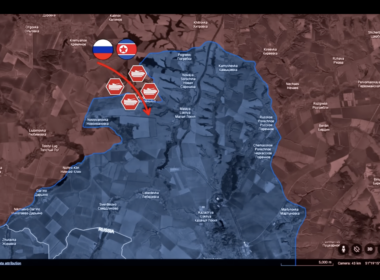 A screenshot from the Reporting from Ukraine video, 29 December