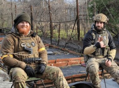 russian court sentences new zealand fighter 14 years absentia ukrainian oldier jordan o’brien (left) enjoys moment rest another soldier spinoff earlier year russia reported placing approximately 700 foreign nationals fighting