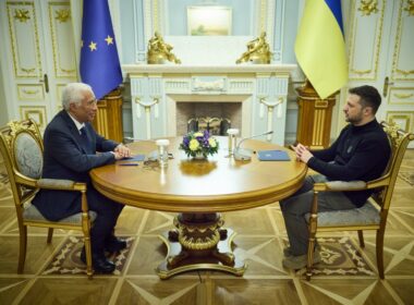 zelenskyy insists ukraine seeks full nato membership including occupied territories ukrainian president volodymyr (r) meeting european council antónio costa (l) kyiv 1 2024 presidentgovua bea6311af0c8505dd7cbf780f3a36c3e_1733060851_extra_large discussed ukraine's prospects during press