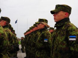 Estonian conscripts, illustrative image. Photo via Wikimedia.