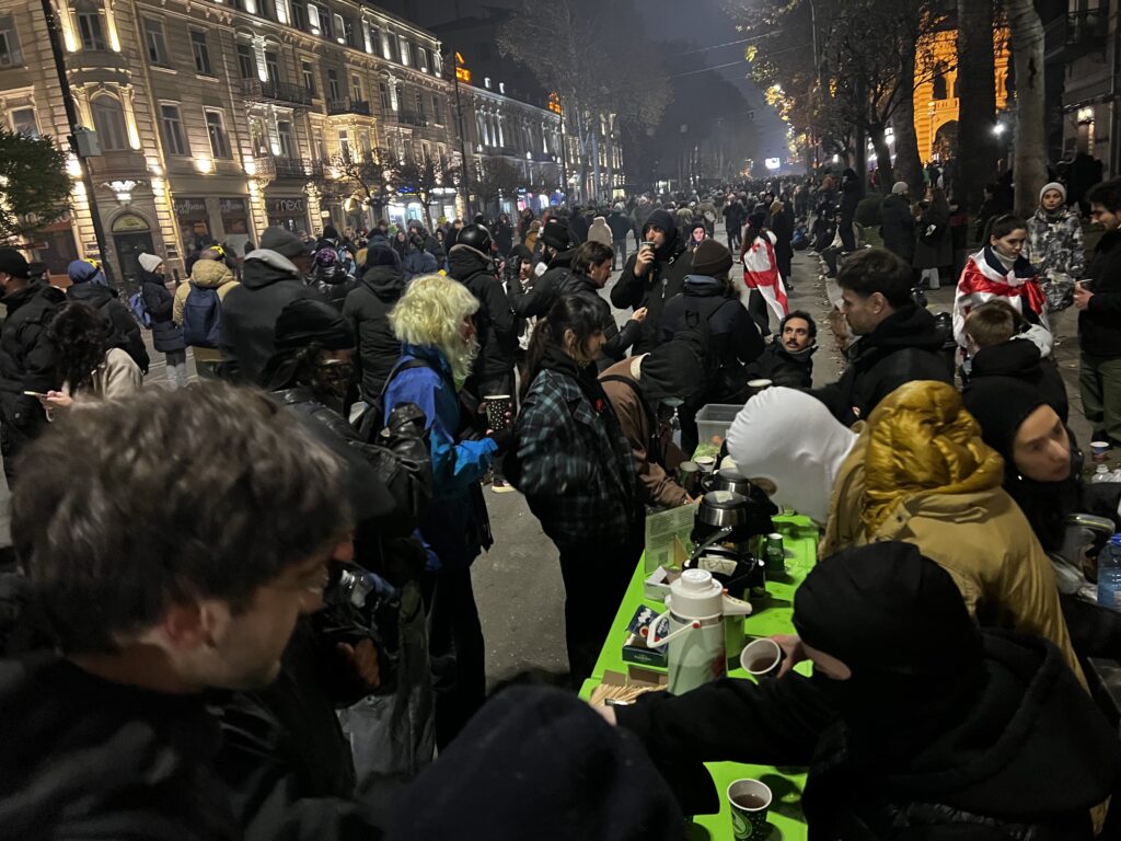 Protests in Georgia pro-EU