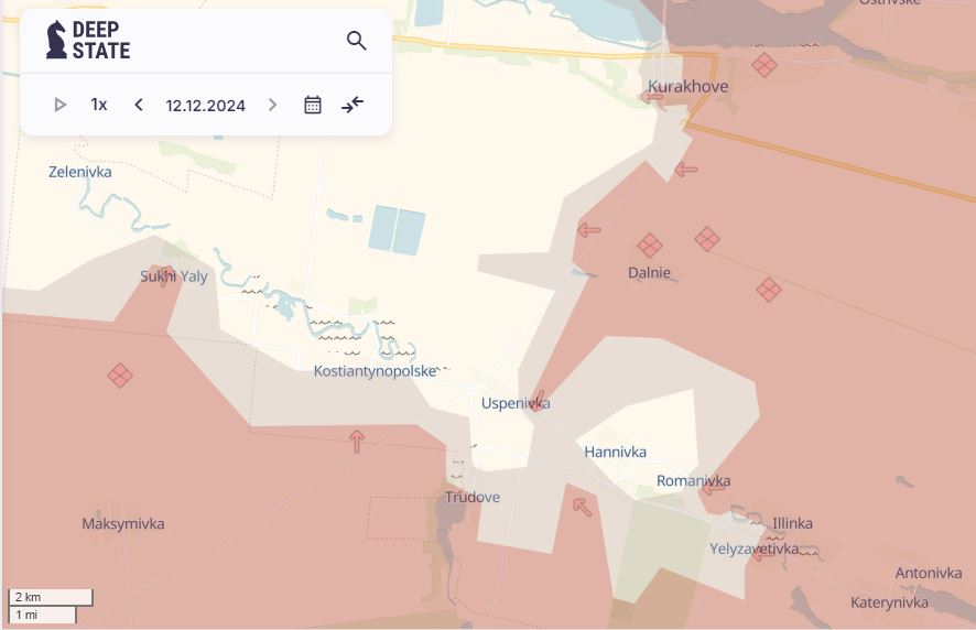 DeepState: Four villages inside Uspenivka pocket face growing threat as Russians advance