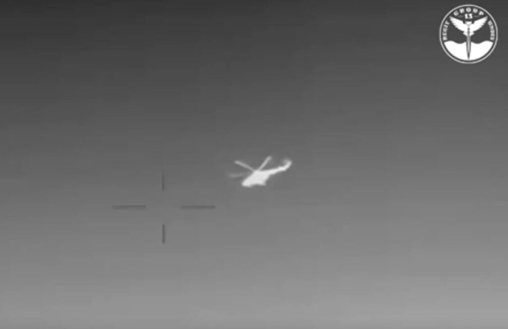 Ukrainian sea drone downs Russian helicopter in historic first (video)