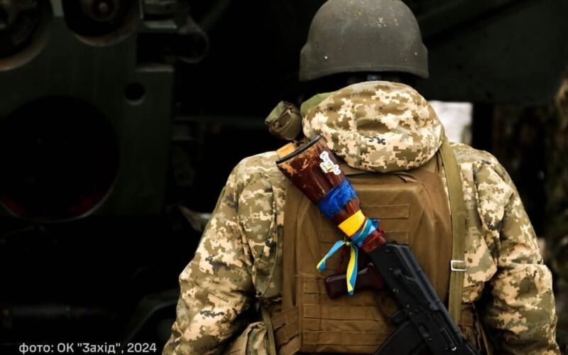 Ukrainian soldier