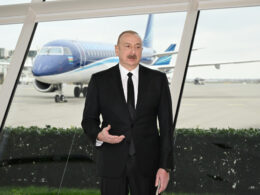 azeri airliner shot down ground near russia's grozny azerbaijan's president says ilham aliyev president_musahibe_291224_2 has stated azal civilian aircraft crashed christmas suffered external damage while russian airspace news agency trend