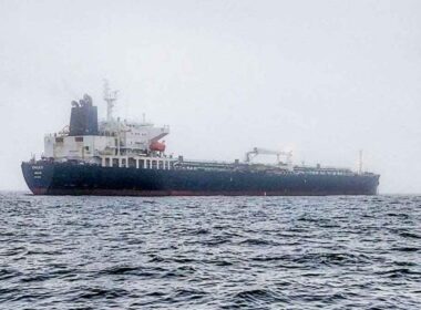 Russian shadow fleet's tanker Eagle S, detained by the Finnish police.