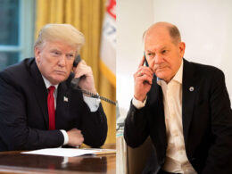 scholz trump agree seek peace ukraine phone call donald (left) during first presidential term 2018; german chancellor olaf (right) (photo sources flickr/trump white house archived steffen kugler/bundesregierung politico) trump-sholz-phone-scholz-hancellor-president-elect president-elect