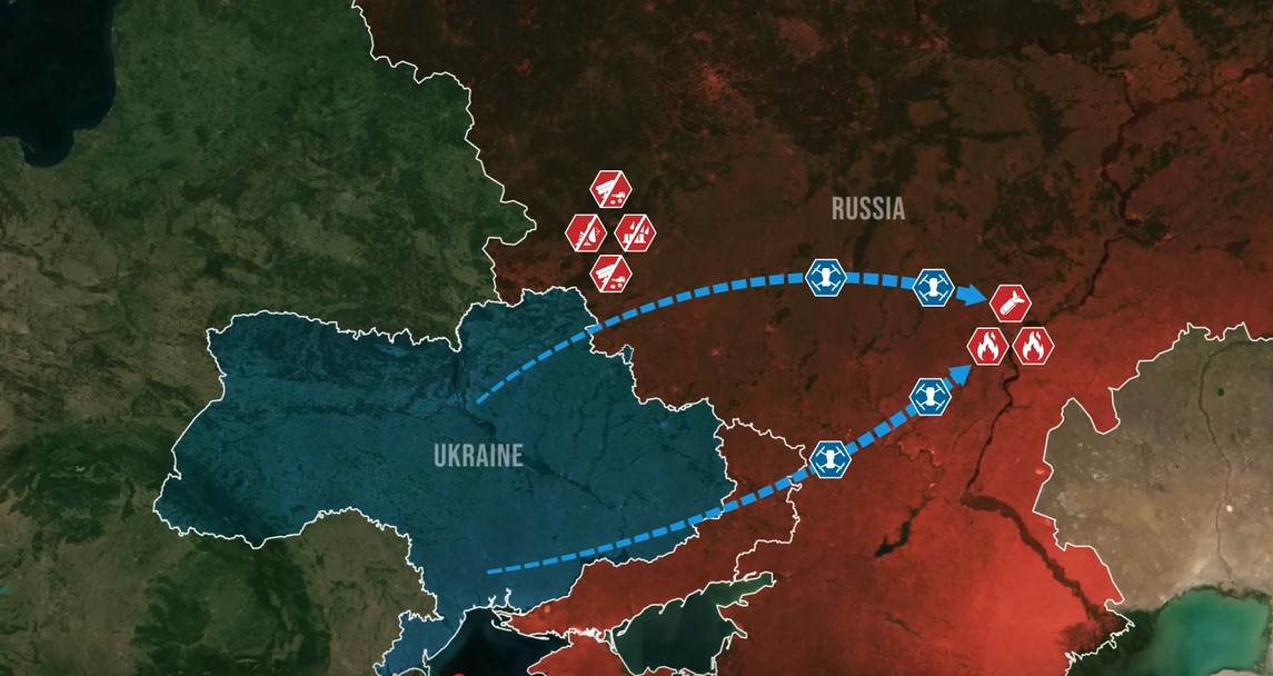 A screenshot from the Reporting from Ukraine video on YouTube.