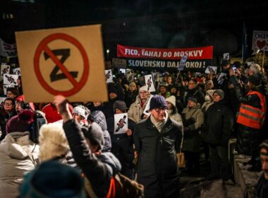 Slovakia protests against Russian influence