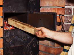 An illustrative image. A wood-burning stove.