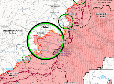 Russo-Ukrainian war frontline, 19 January.