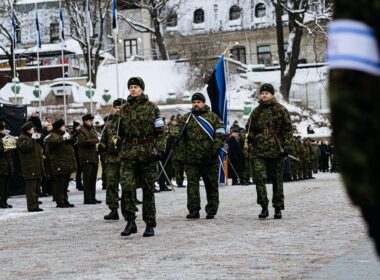 estonia plans guard energy sites during break russian grid estonian defense league members kaitseliitlased deploy local kaitseliit volunteer force alongside police border officials protect infrastructure national power grid's desynchronization russia